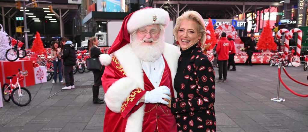 Dorinda Medley and Santa Claus