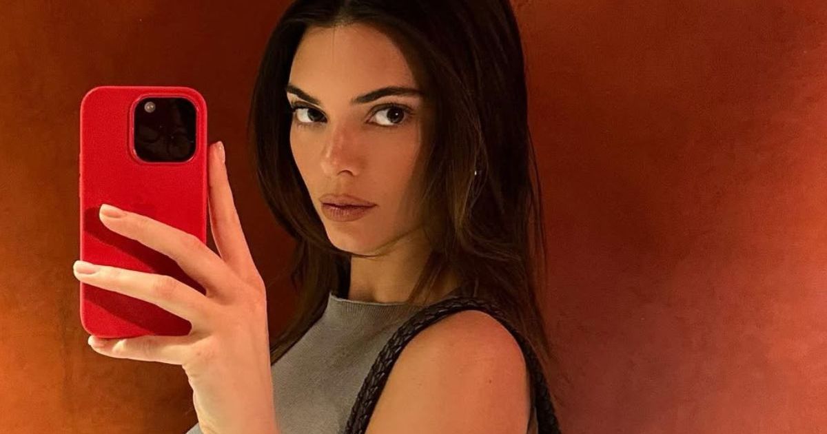 Kendall Jenner Models Kylie Jenner’s Khy in Spicy Holiday Photo