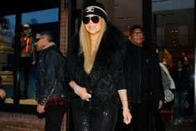 Mariah Carey Aspen fur coat winter fashion