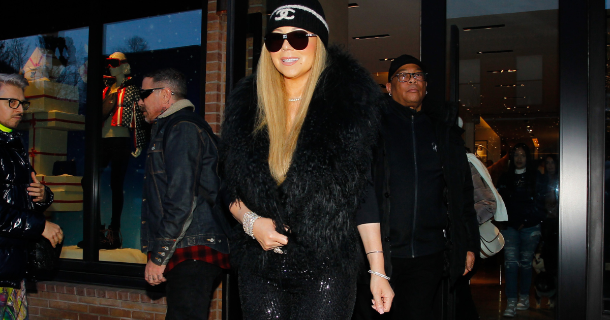 Mariah Carey Makes Winter Dressing Glamorous With Fluffy Fur Coat