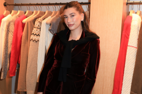 Hailey Bieber Beverly Hills minidress blazer photos