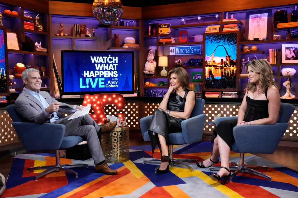 Andy Cohen, Hoda Kotb, Jenna Hager on WWHL