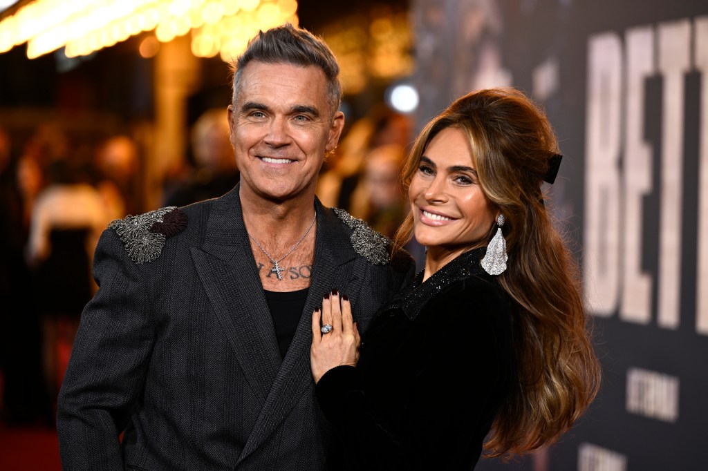 Robbie Williams and Ayda Field