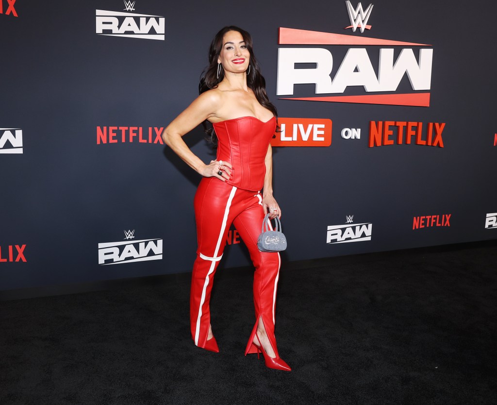 Nikki Garcia at Netflix's Monday Night Raw