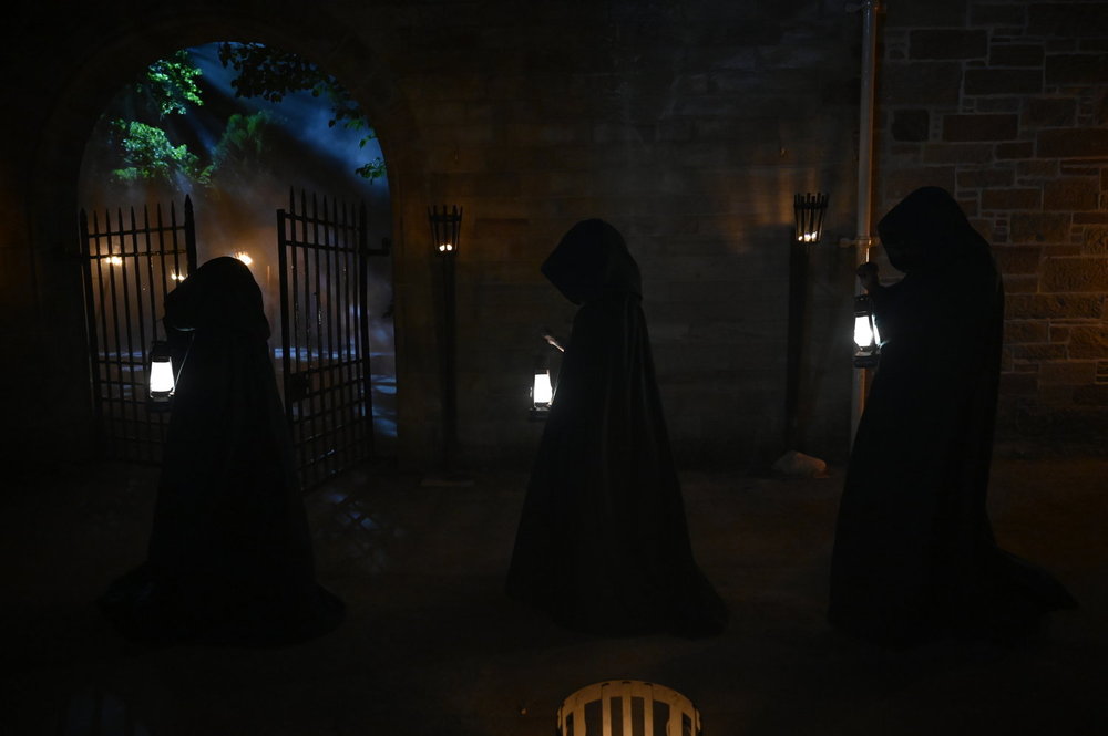 Traitors walking in the darkness in Season 3