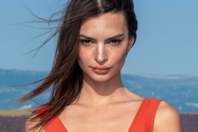 Emily Ratajkowski attends the Jacquemus Spring Summer 2020 show on June 24, 2019 in Valensole, France.