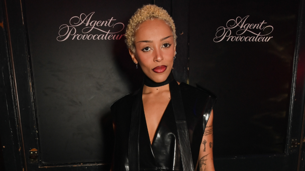 Doja Cat attends Agent Provocateur's Christmas Campaign launch at The Marquis Cornwallis on November 13, 2024 in London, England.