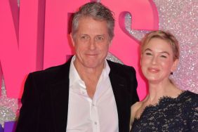 Hugh Grant and Renée Zellweger attend the ""Bridget Jones: Mad About The Boy" - Bridget Jones : Folle De Lui" Premiere on January 27, 2025 in Paris, France.