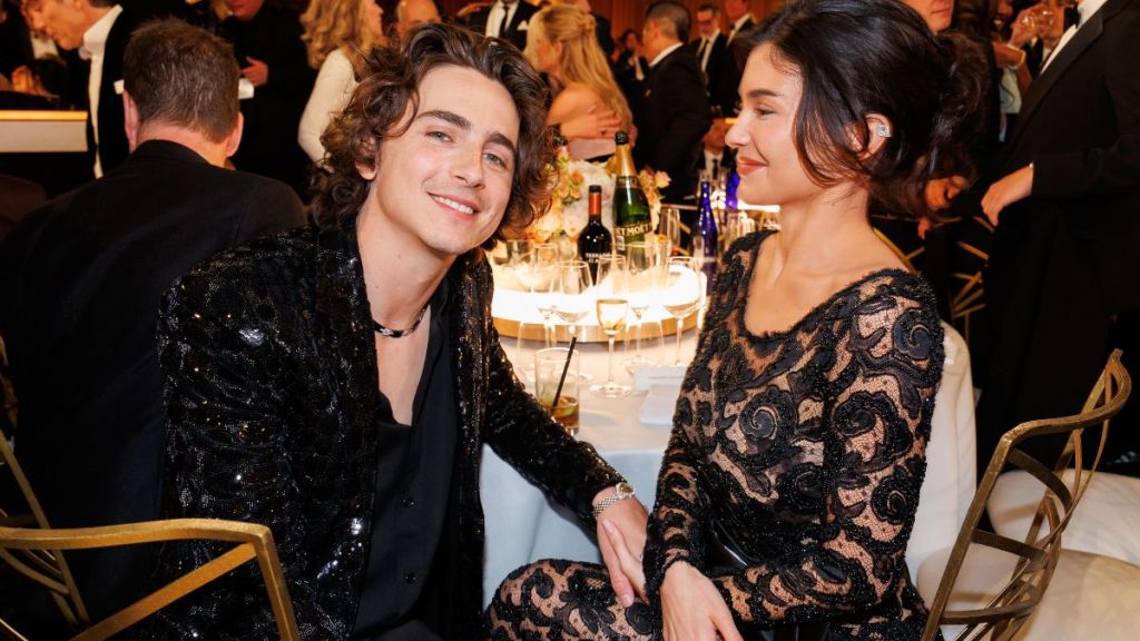 Kylie Jenner and Timothee Chalamet