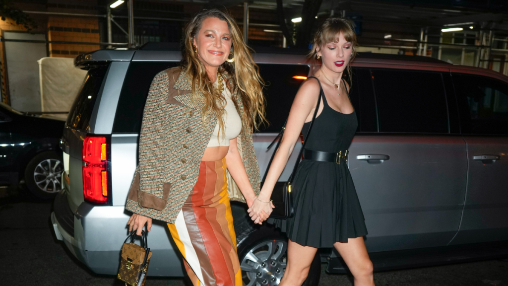 Taylor Swift Blake Lively SNL 50 friendship