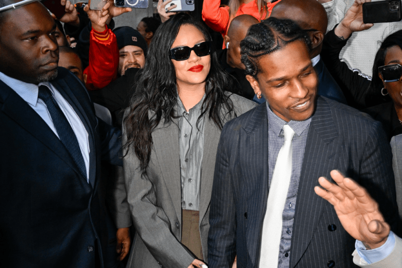 Rihanna A$AP Rocky photos verdict date night dinner Beverly Hills