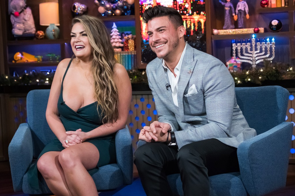 Brittany Cartwright and Jax Taylor WWHL