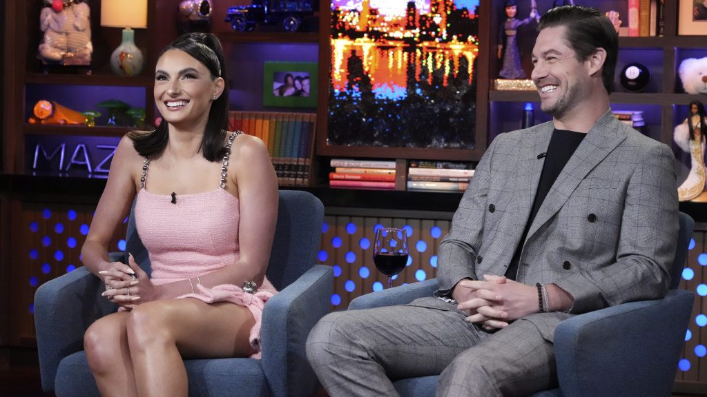 Paige DeSorbo and Craig Conover on WWHL