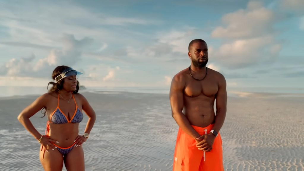 Quad Webb and King standing on the beach on Married to Medicine