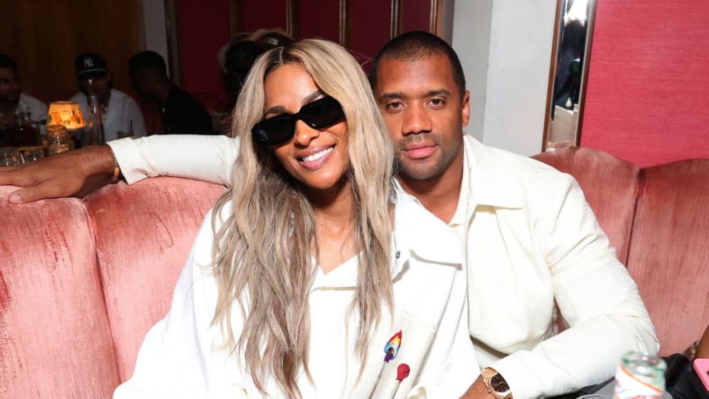 Ciara (L) and Russell Wilson at the Serena Williams' 2024 ESPY Awards After-Party at Delilah on July 11, 2024 in West Hollywood, California.