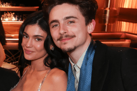 Kylie Jenner, Timothée Chalamet during the 82nd Annual Golden Globes held at The Beverly Hilton on January 05, 2025 in Beverly Hills, California.