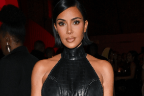 Kim Kardashian at the Fourth Annual Fifteen Percent Pledge Gala held at Paramount Studios on February 1, 2025 in Los Angeles, California.