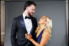 Paul Skenes #30 of the Pittsburgh Pirates poses for a photo with his girlfriend Livvy Dunne during the 2025 BBWAA Awards Dinner at New York Hilton Midtown on Saturday, January 25, 2025 in New York, New York.