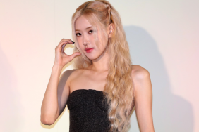 Rimowa brand ambassador, Rosé of girl group BLACKPINK is seen at the RIMOWA 'Mint & Papaya' collection launch photocall on April 15, 2024 in Seoul, South Korea.