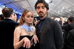 Joey King, Taylor Zakhar Perez at the 31st Screen Actors Guild Awards held at Shrine Auditorium and Expo Hall on February 23, 2025 in Los Angeles, California.