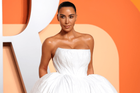 Kim Kardashian Balenciaga gown photos Oscars after-party