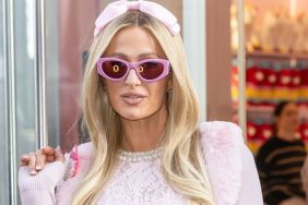 Paris Hilton is seen arriving to Young Hearts Friend Fest Benefiting God's Love We Deliver hosted by Nicky & Paris Hilton and friends at Museum of Ice Cream on January 28, 2025 in New York City.