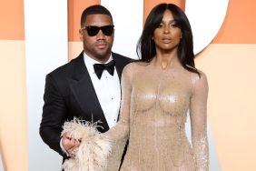 Russell Wilson and Ciara attend the 2025 Vanity Fair Oscar Party Hosted By Radhika Jones at Wallis Annenberg Center for the Performing Arts on March 02, 2025 in Beverly Hills, California.