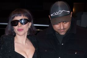 Lady Gaga and Michael Polansky are seen on March 09, 2025 in New York City.