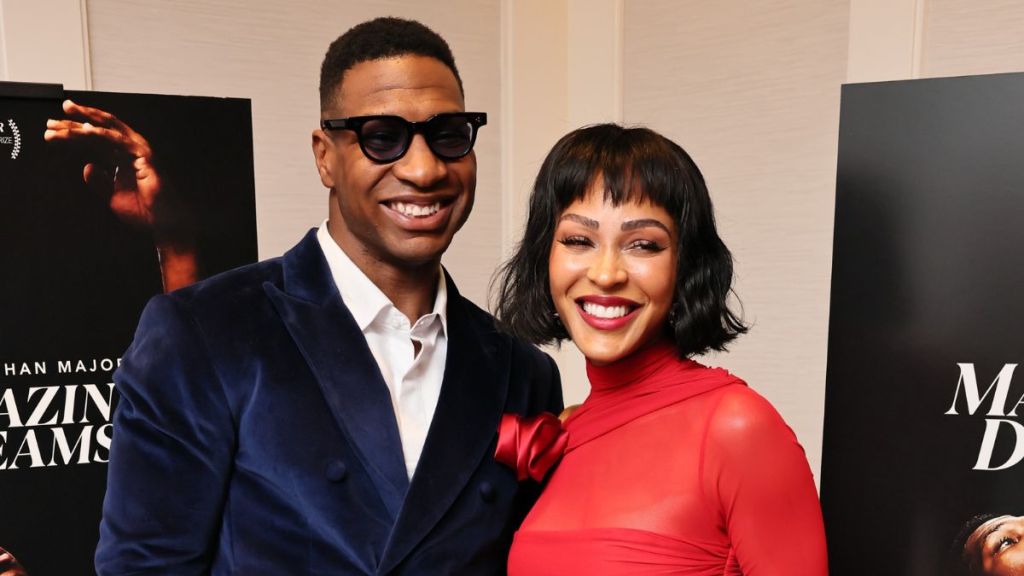 Jonathan Majors Meagan Good wedding