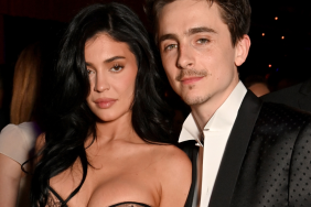 Kylie Jenner and Timothée Chalamet attend the 2025 Vanity Fair Oscar Party Hosted By Radhika Jones at Wallis Annenberg Center for the Performing Arts on March 02, 2025 in Beverly Hills, California.