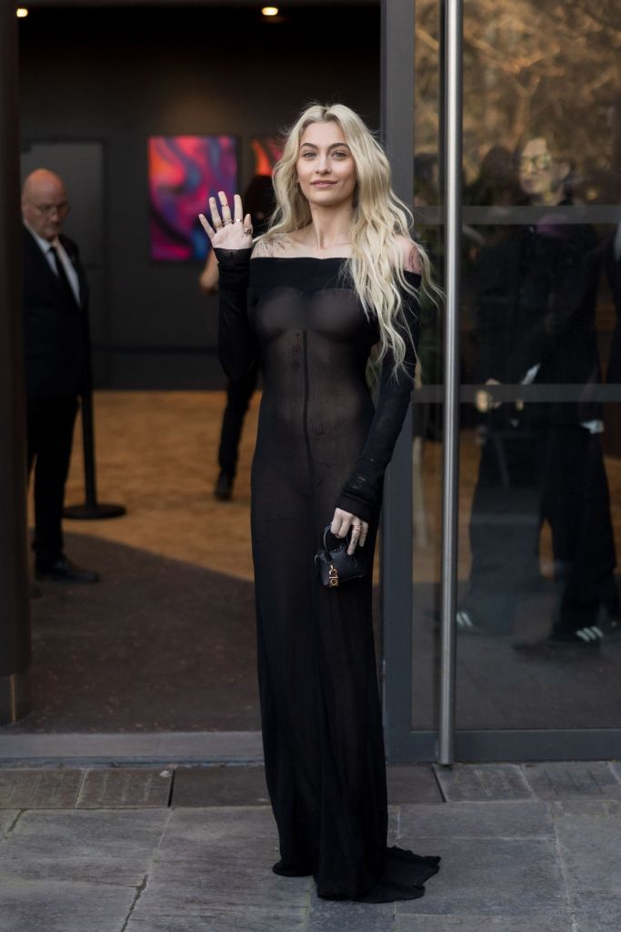 Paris Jackson attends the Stella McCartney Womenswear Fall/Winter 2025-2026 show as part of Paris Fashion Week on March 05, 2025 in Paris, France.