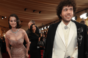 Selena Gomez and Benny Blanco attend the 97th Annual Academy Awards at the Dolby Theatre in Hollywood, California on March 2, 2025.