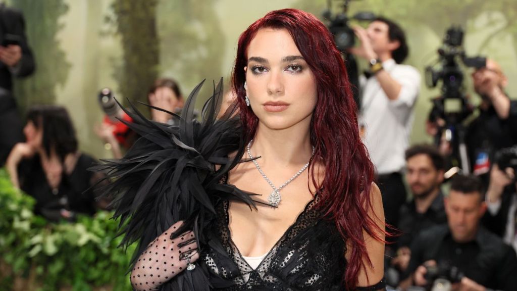 Dua Lipa attends The 2024 Met Gala Celebrating "Sleeping Beauties: Reawakening Fashion" at The Metropolitan Museum of Art on May 06, 2024 in New York City.