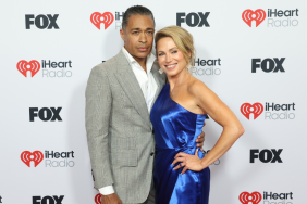 T. J. Holmes and Amy Robach attend the 2025 iHeartRadio Music Awards at Dolby Theatre in Los Angeles, California on March 17, 2025. Broadcasted live on FOX.