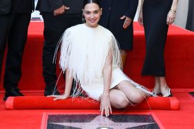 Gal Gadot attends her Hollywood Walk of Fame Star Ceremony in Hollywood, California on March 18, 2025.