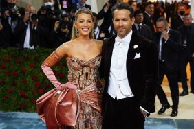 Blake Lively and Ryan Reynolds attend the 2022 Costume Institute Benefit celebrating In America: An Anthology of Fashion at Metropolitan Museum of Art on May 02, 2022 in New York City.